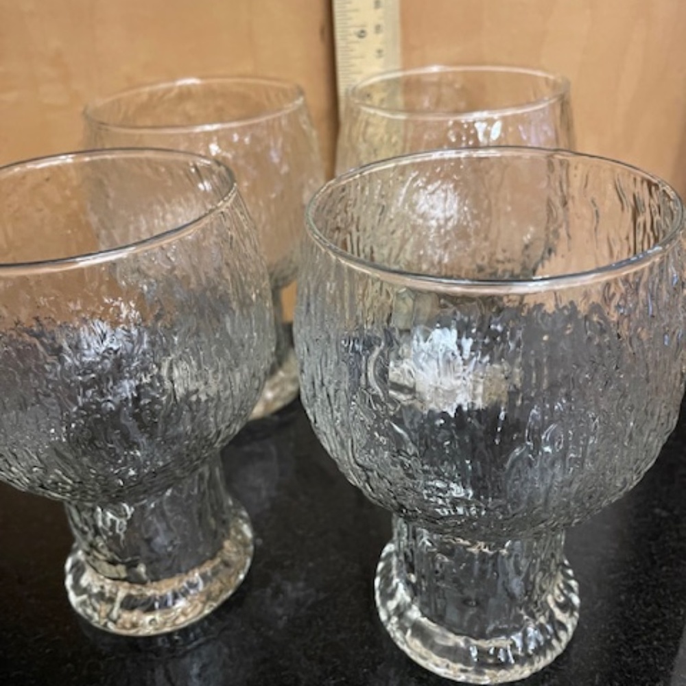 Set of 4 Vintage Goblets